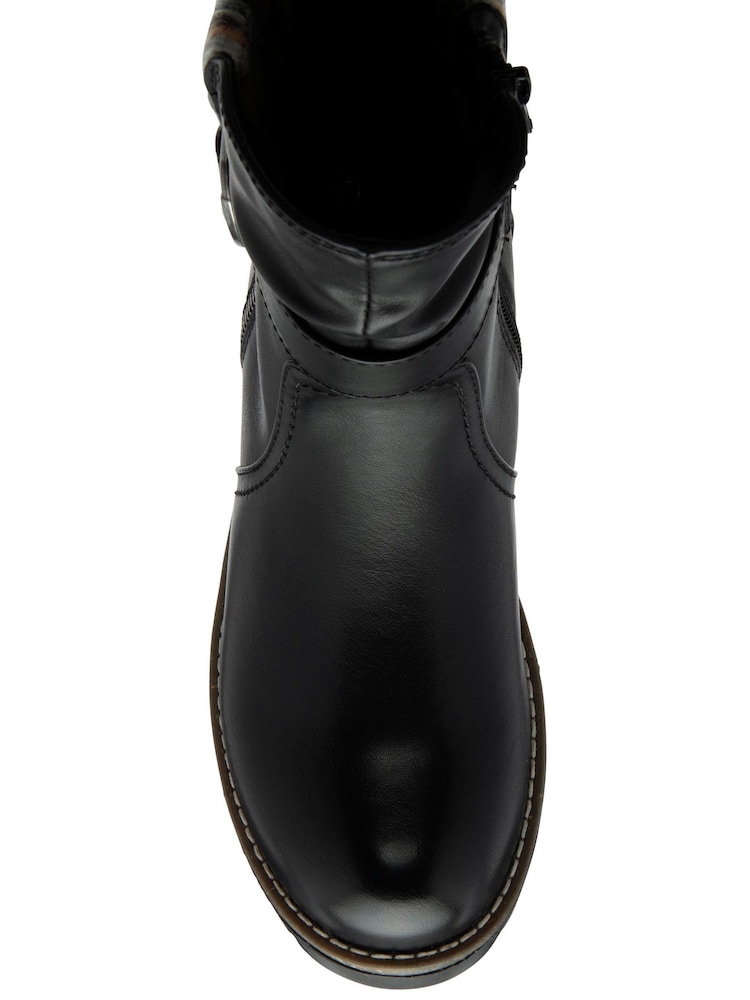 Lotus Black Zip-Up Ankle Boots - Image 4 of 4 Lotus Black Zip-Up Ankle Boots - Image 4 of 4