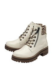 Botas de cano curto Lotus com zíper - Imagem 2 de 4