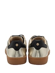 Lotus Gold Leather Trainers - Image 3 of 4