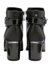 Lotus Grey Heeled Ankle Boots - Image 3 of 4