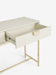 Light Shagreen Effect Console Table - Image 10 of 10