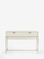 Light Shagreen Effect Console Table - Image 7 of 10