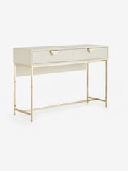 Light Shagreen Effect Console Table - Image 8 of 10