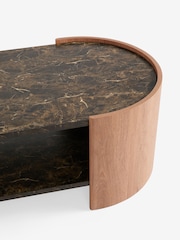 Mid Natural Nomad Oak Effect Coffee Table - Image 8 of 8