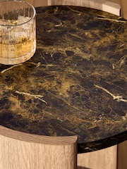 Mid Natural Nomad Oak Effect Side Table - Image 2 of 5