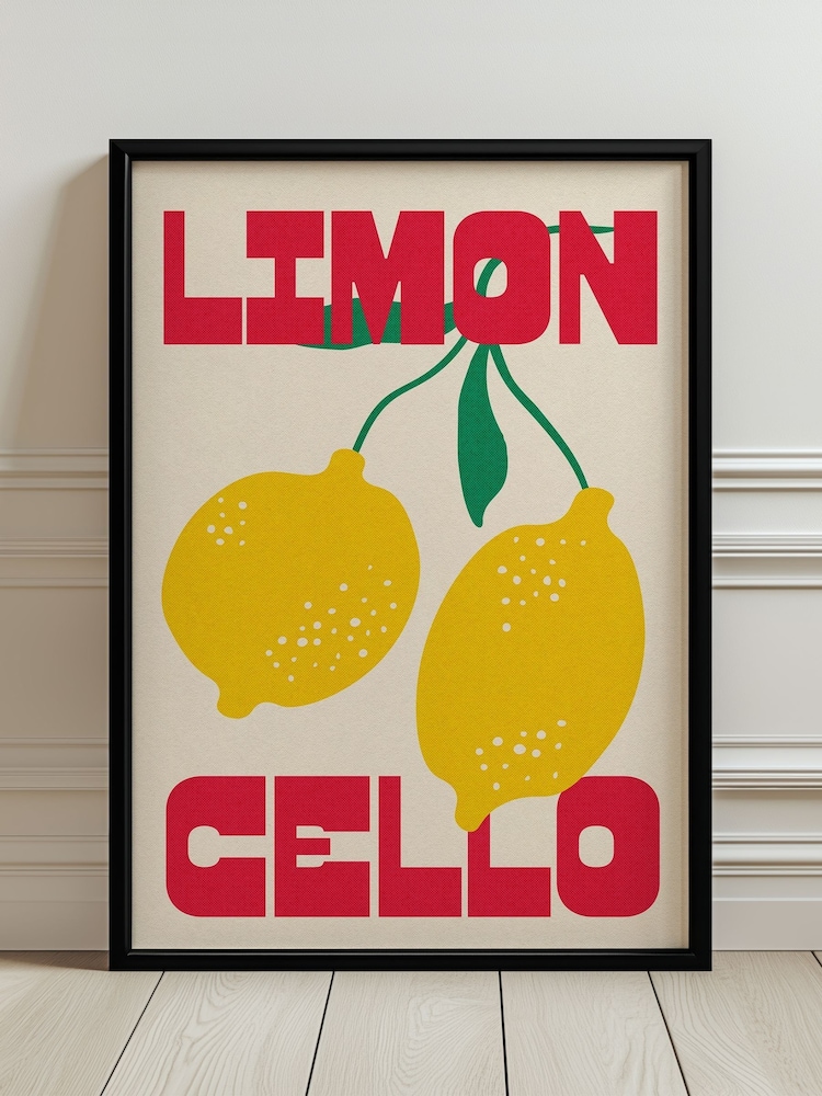 We Are Proper Good Yellow Limoncello Art Print - Image 2 of 4