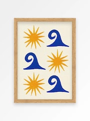 We Are Proper Good By The Sea Trio Gallery Wall Art Print Set - Image 2 of 4