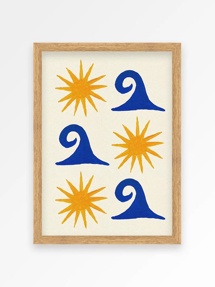 We Are Proper Good By The Sea Trio Gallery Wall Art Print Set - Image 2 of 4