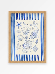 We Are Proper Good By The Sea Trio Gallery Wall Art Print Set - Image 3 of 4