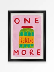 We Are Proper Good Pink One More Pickle Art Print - Image 3 of 3