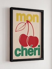 We Are Proper Good Red Mon Cheri Art Print - Image 2 of 3