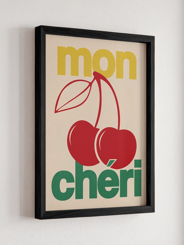 We Are Proper Good Red Mon Cheri Art Print - Image 2 of 3