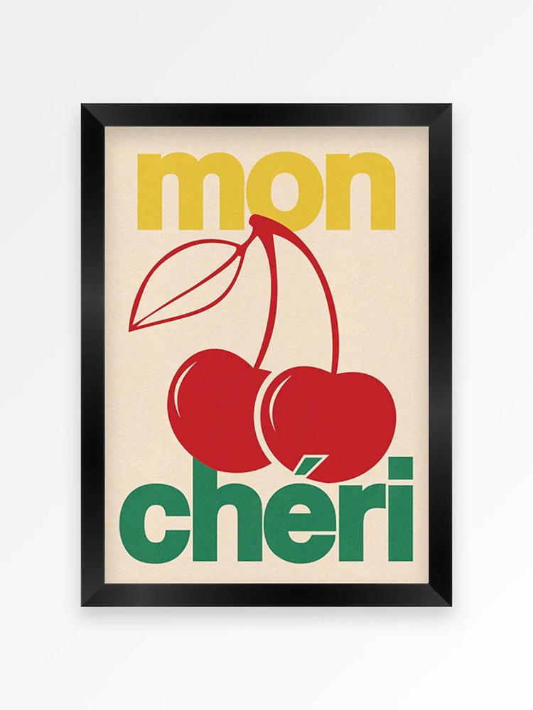 We Are Proper Good Red Mon Cheri Art Print - Image 3 of 3