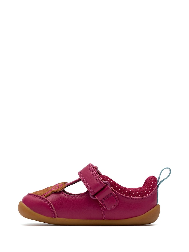 Clarks Red Pre Walker Hope Toddler Shoes - Image 2 of 6