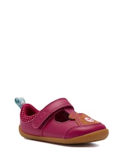 Clarks Red Pre Walker Hope Toddler Shoes - Image 3 of 6