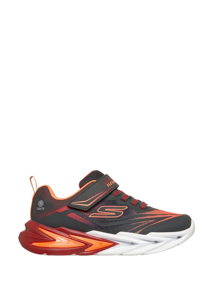 Skechers Grey S Lights Flex Glow Ultra Unsure Of This Term Trainers - Image 1 of 3