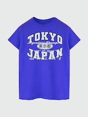 Brands In Blue Tokyo Japan Graphic Print T-Shirt - Image 3 of 5