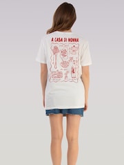 Brands In White Pomodori Freschi Graphic Print T-Shirt - Image 3 of 5