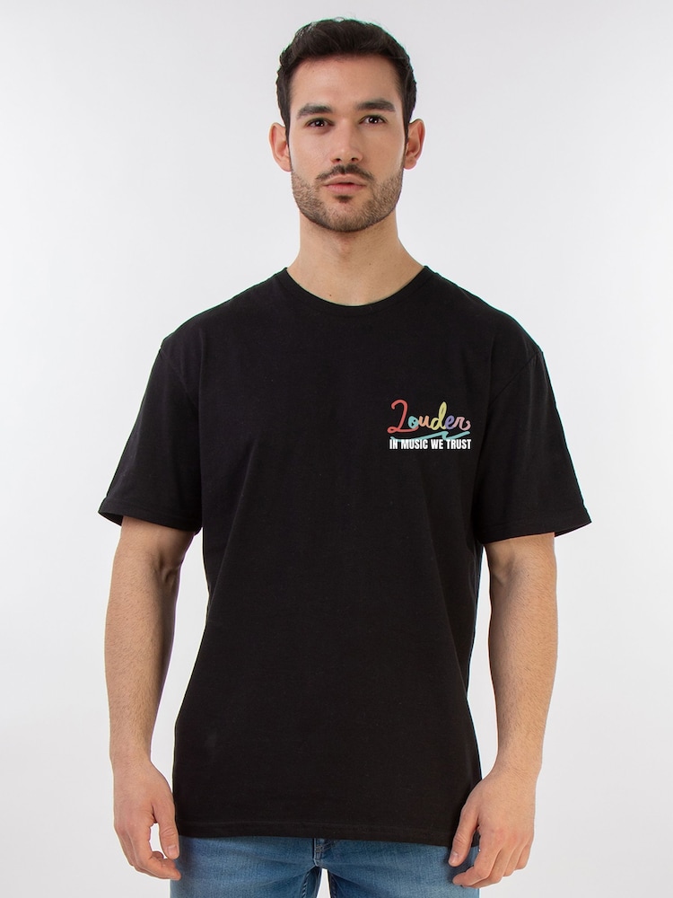 Brands In Black Louder In Music Graphic Print T-Shirt - Image 2 of 5