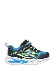 Skechers Blue S Lights Flex Glow Ultra Unsure Of This Term Trainers - Image 1 of 3