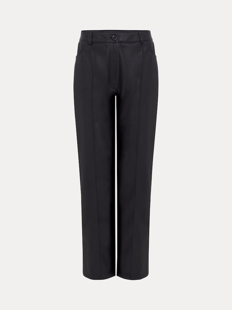 Phase Eight Black Kenzie PU Trousers - Image 6 of 6 Phase Eight Black Kenzie PU Trousers - Image 6 of 6