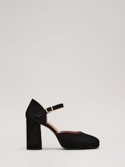 Phase Eight Black Grosgrain Slingback Shoes - Image 5 of 9