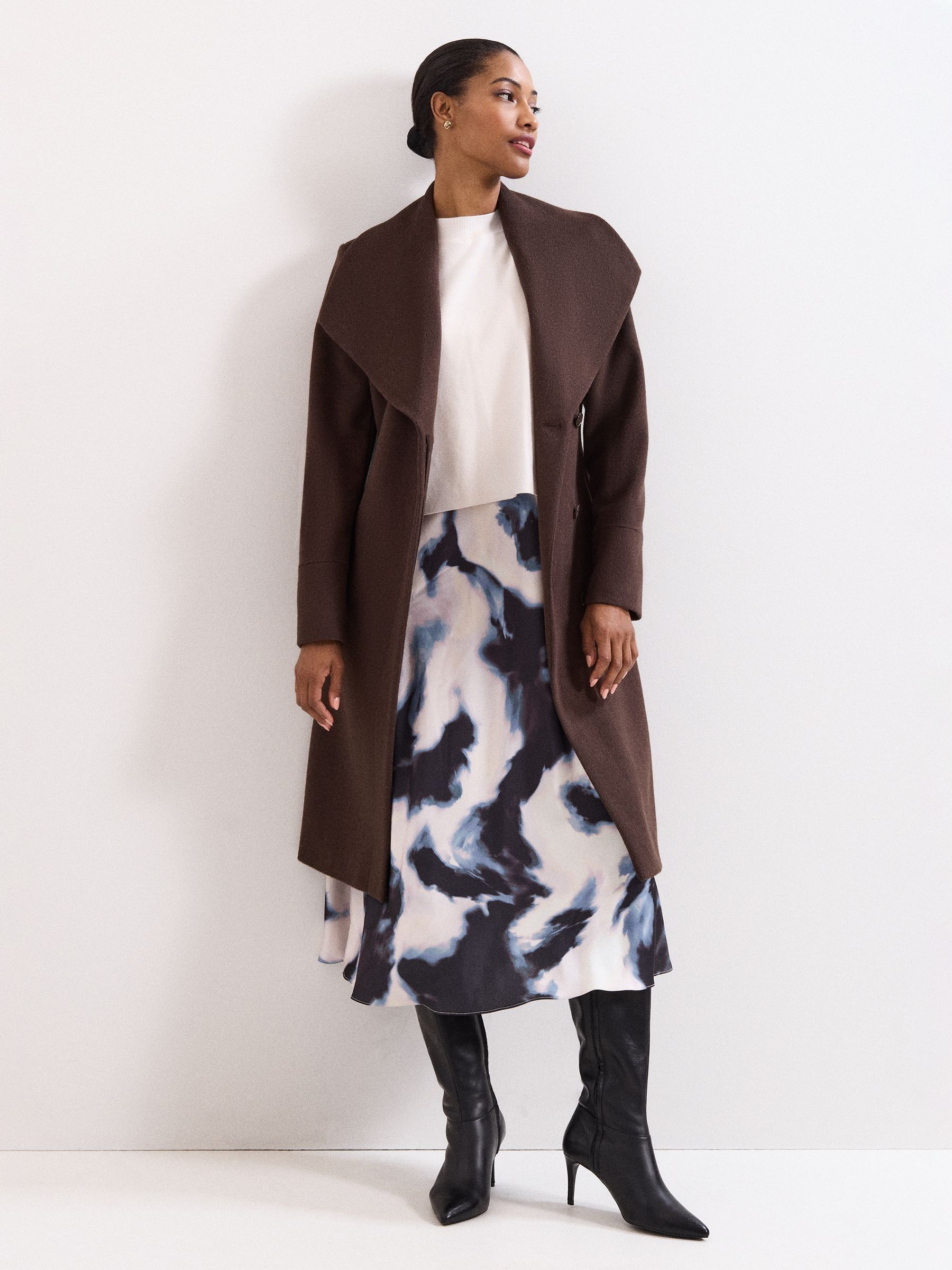 Buy Phase Eight Brown Nicci Coat from the Next UK online shop