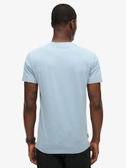 Superdry Blue Essential Logo Embroidered T-Shirt - Image 2 of 6