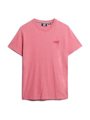 Rosa - Superdry Essential T-Shirt mit gesticktem Firmenlogo - Bild 7 von 8