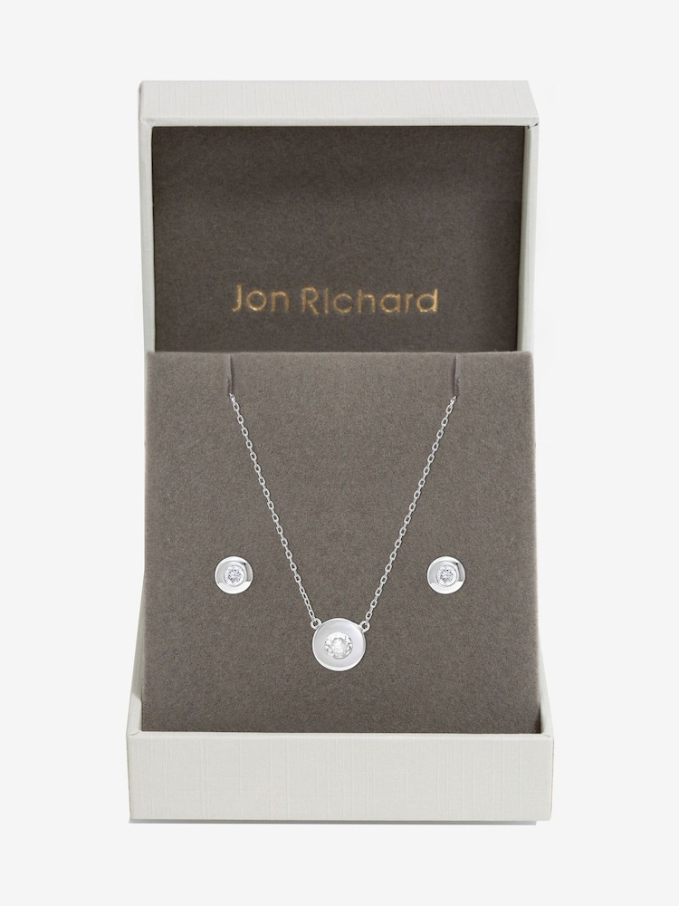 Jon Richard Gold Tone Crystal Besel Gift Box - Image 1 of 4