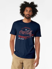 All + Every Blue Coca Cola Stars The Original And The Best Mens T-Shirt - Image 1 of 4