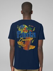 All + Every Blue Fanta Orange On The Beach Back Print Men's T-Shirt - Image 1 of 4