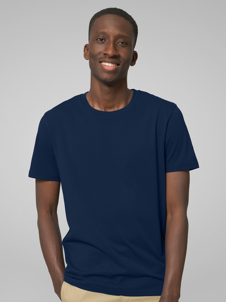 All + Every Blue Fanta Orange On The Beach Back Print Men's T-Shirt - Image 2 of 4 All + Every Blue Fanta Orange On The Beach Back Print Men's T-Shirt - Image 2 of 4