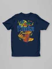 All + Every Blue Fanta Orange On The Beach Back Print Men's T-Shirt - Image 3 of 4