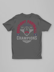 All + Every Grey Top Gun Maverick Dogfight Football Champions 2020 Back Print Men's T-Shirt - Image 3 of 4