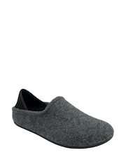 Lotus Grey Textile Slippers - Image 1 of 4