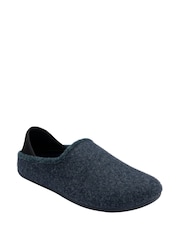Lotus Blue Textile Slippers - Image 1 of 4