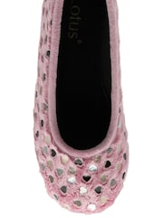 Lotus Ballerina Hausschuhe aus Textil - Bild 4 von 4