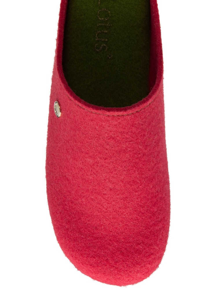 Lotus Orange Textile Flat Mule Slippers - Image 4 of 4