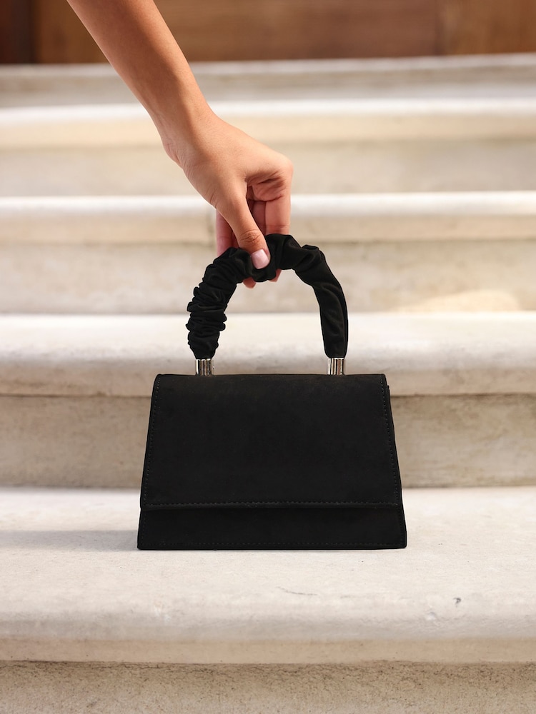 Чорний - Linzi Vow Clutch With Embellished Top Handle - Image 1 of 5 Чорний - Linzi Vow Clutch With Embellished Top Handle - Image 1 of 5