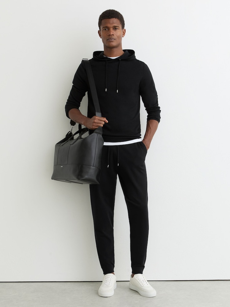 Reiss Black Billings Joggers - Image 1 of 6