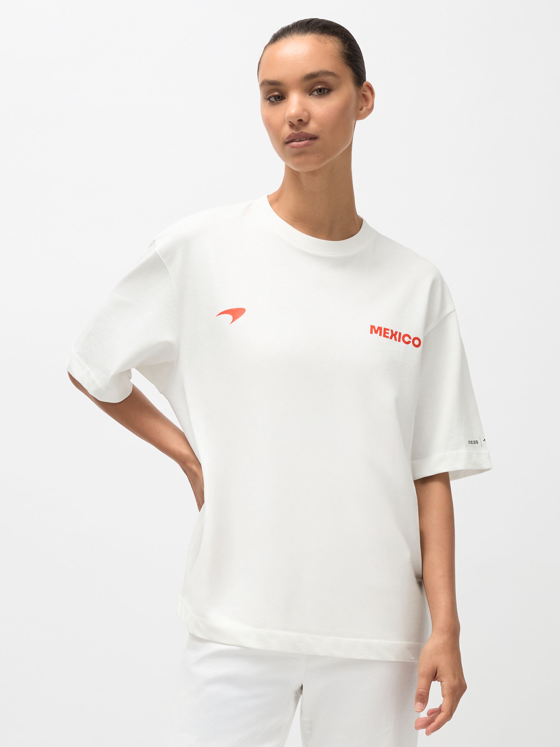 Buy Reiss White Tomas McLaren F1 Team Mexico City T-Shirt Unisex