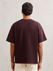 Reiss Bordeaux Tate T-Shirt - Image 4 of 6
