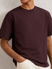 Reiss Bordeaux Tate T-Shirt - Image 5 of 6