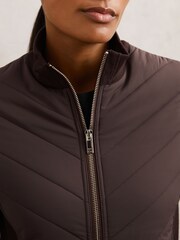 Reiss Chocolate Brown Hansel Jacket - Image 3 of 5