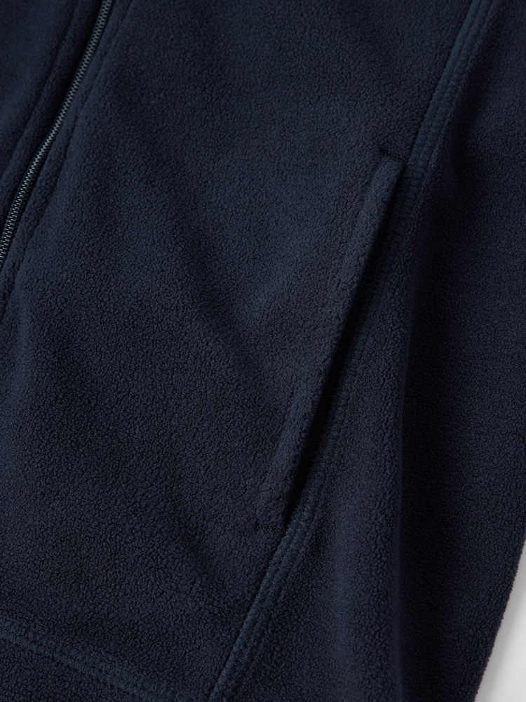 Polarn O. Pyret Blue Thermal Fleece Zip Top - Image 2 of 3 Polarn O. Pyret Blue Thermal Fleece Zip Top - Image 2 of 3