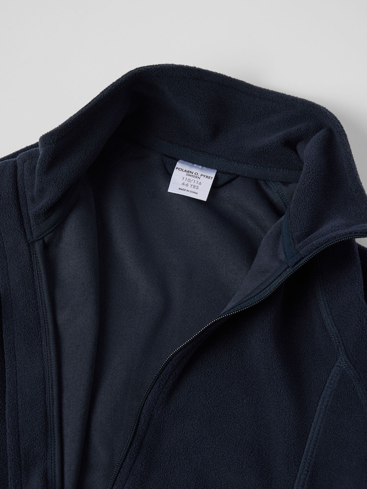 Polarn O. Pyret Blue Thermal Fleece Zip Top - Image 3 of 3 Polarn O. Pyret Blue Thermal Fleece Zip Top - Image 3 of 3