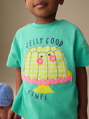 Verde/roz - Set top și pantaloni scurți 2 pachet (3luni -7ani) - Imaginea 5 din 5