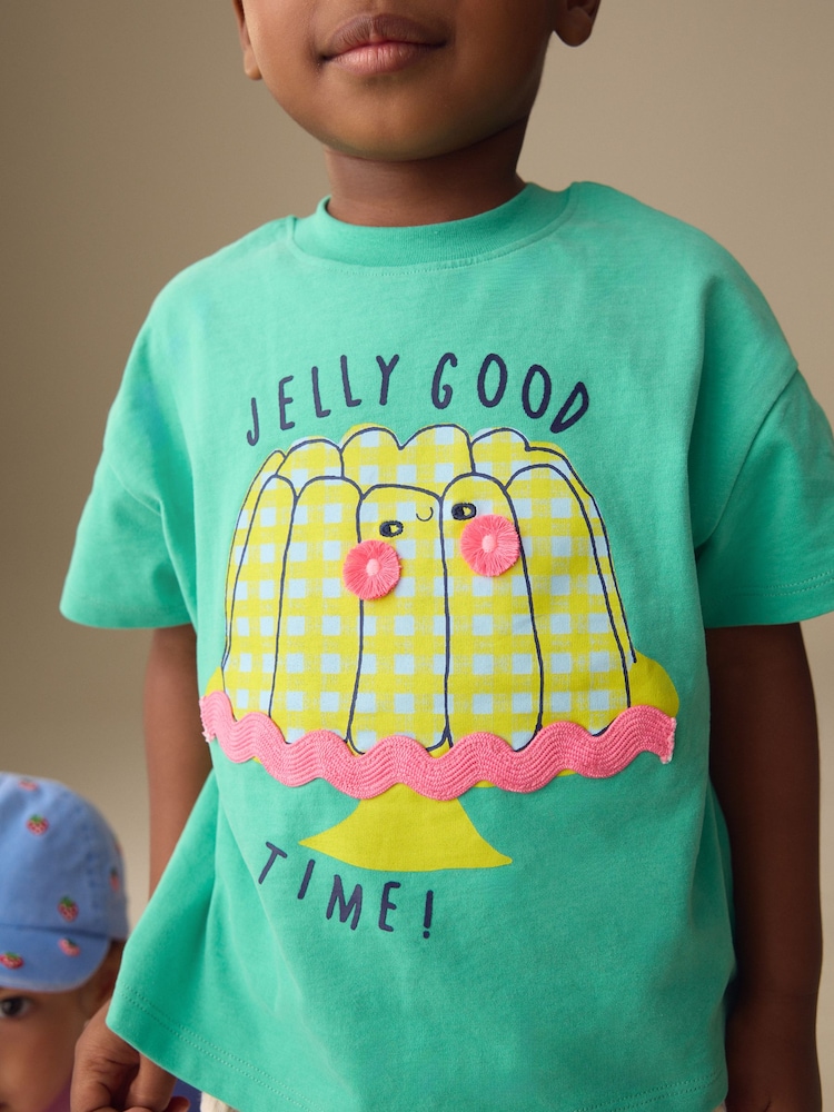 Verde/roz - Set top și pantaloni scurți 2 pachet (3luni -7ani) - Imaginea 5 din 5