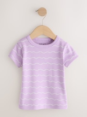 Bright Fruit Ribbed Short Sleeve Tops 5 Pack (3mths-7yrs) - Image 5 of 9